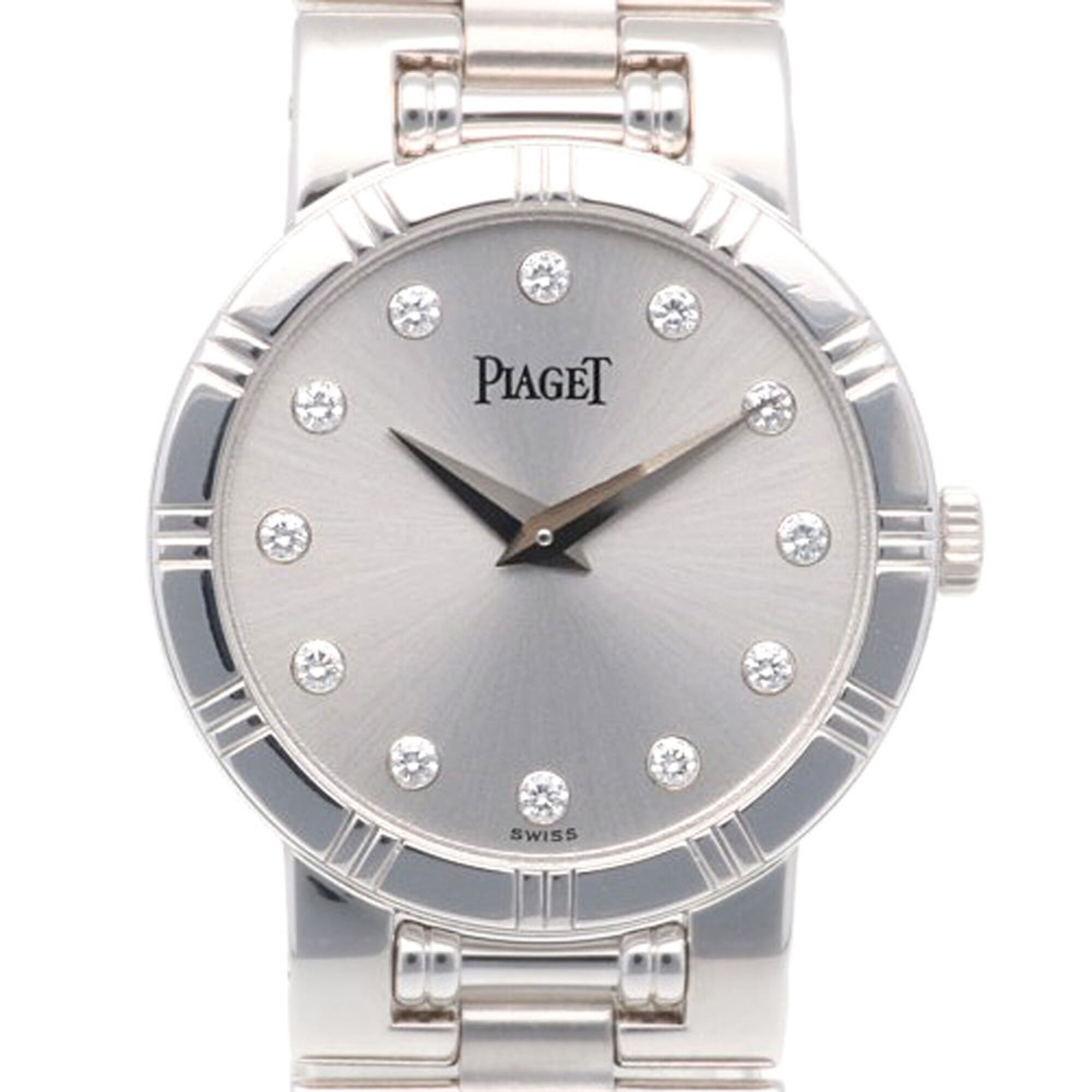 Piaget Dancer Wristwatch, 18K Gold 80563K81, Quartz Movement, Polished, Ladies\' Watch, 12 Diamonds
