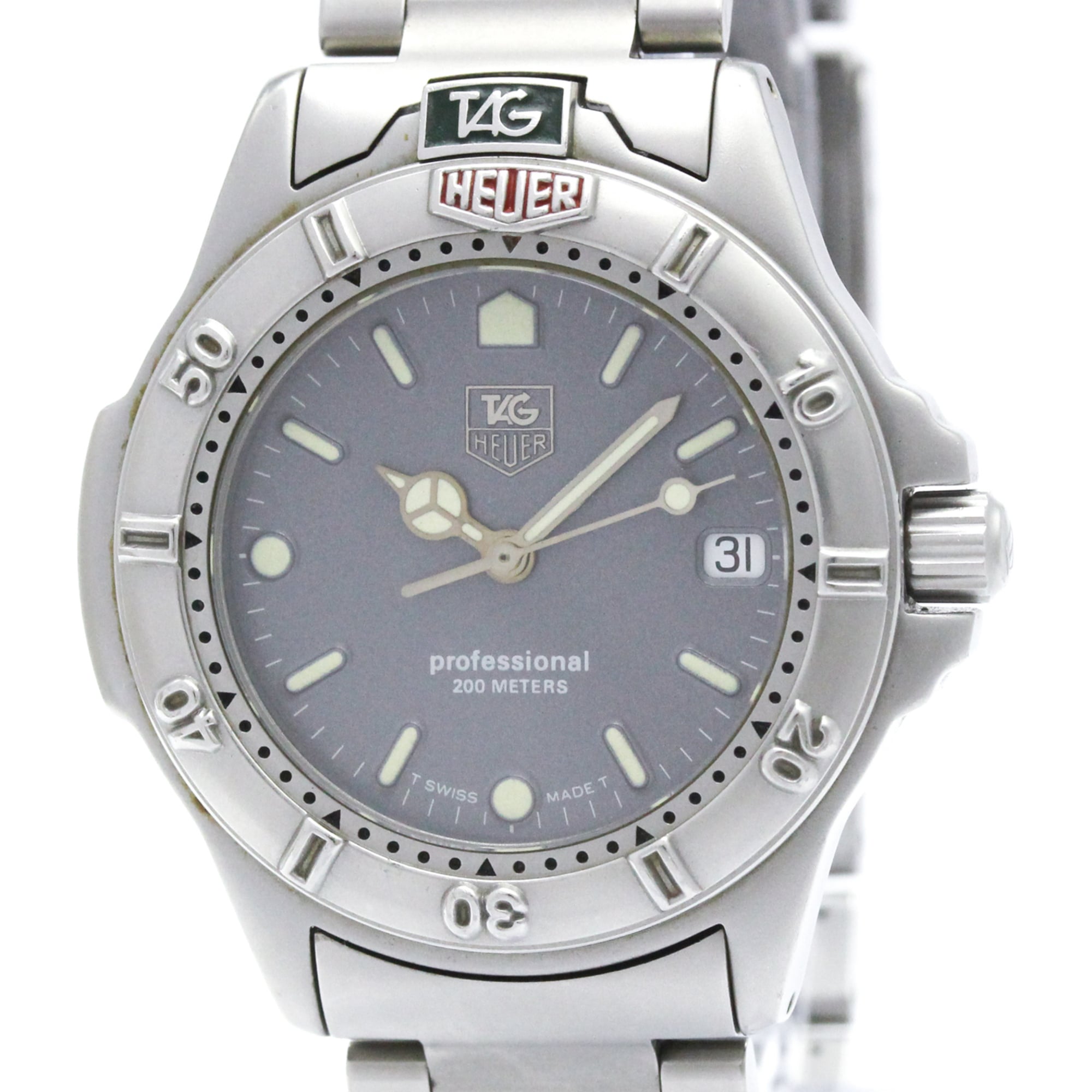 TAG HEUER Professional 4000 Series Steel Quartz Mid Size Watch 999.213A