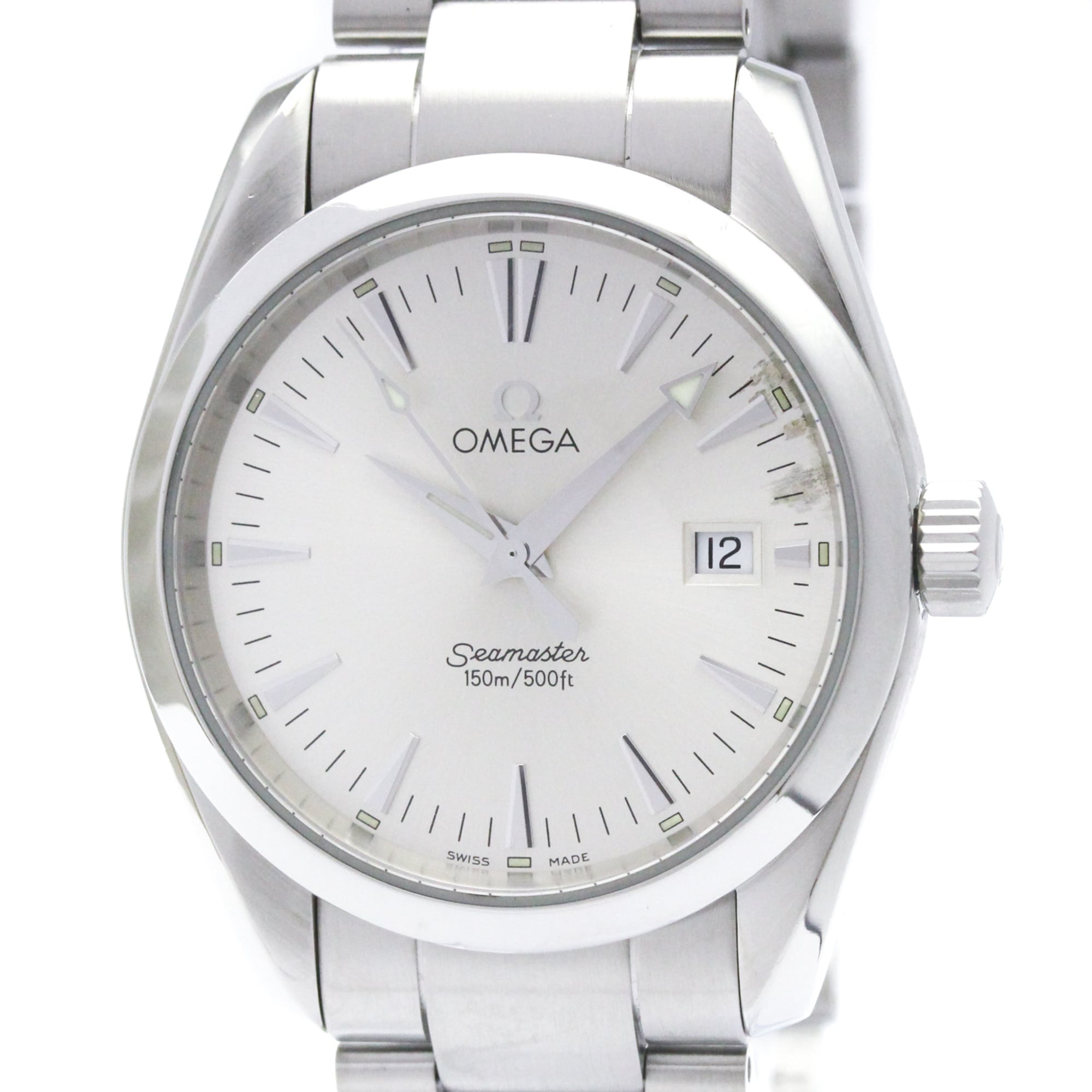 OMEGA Seamaster Aqua Terra Steel Quartz Mens Watch 2518.30 Polished