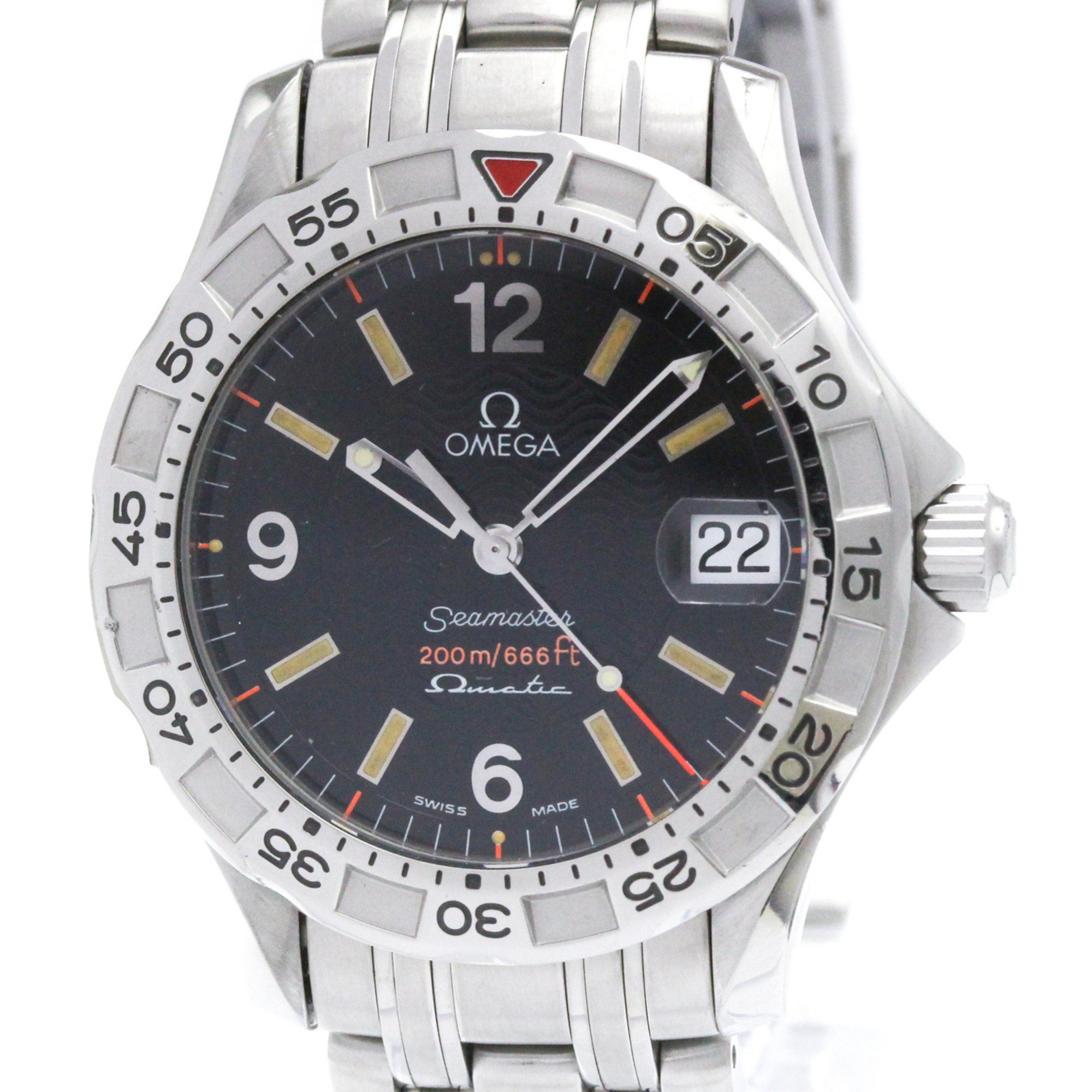 OMEGA Seamaster Omegamatic Auto Quartz Limited Watch 2516.50 Polished