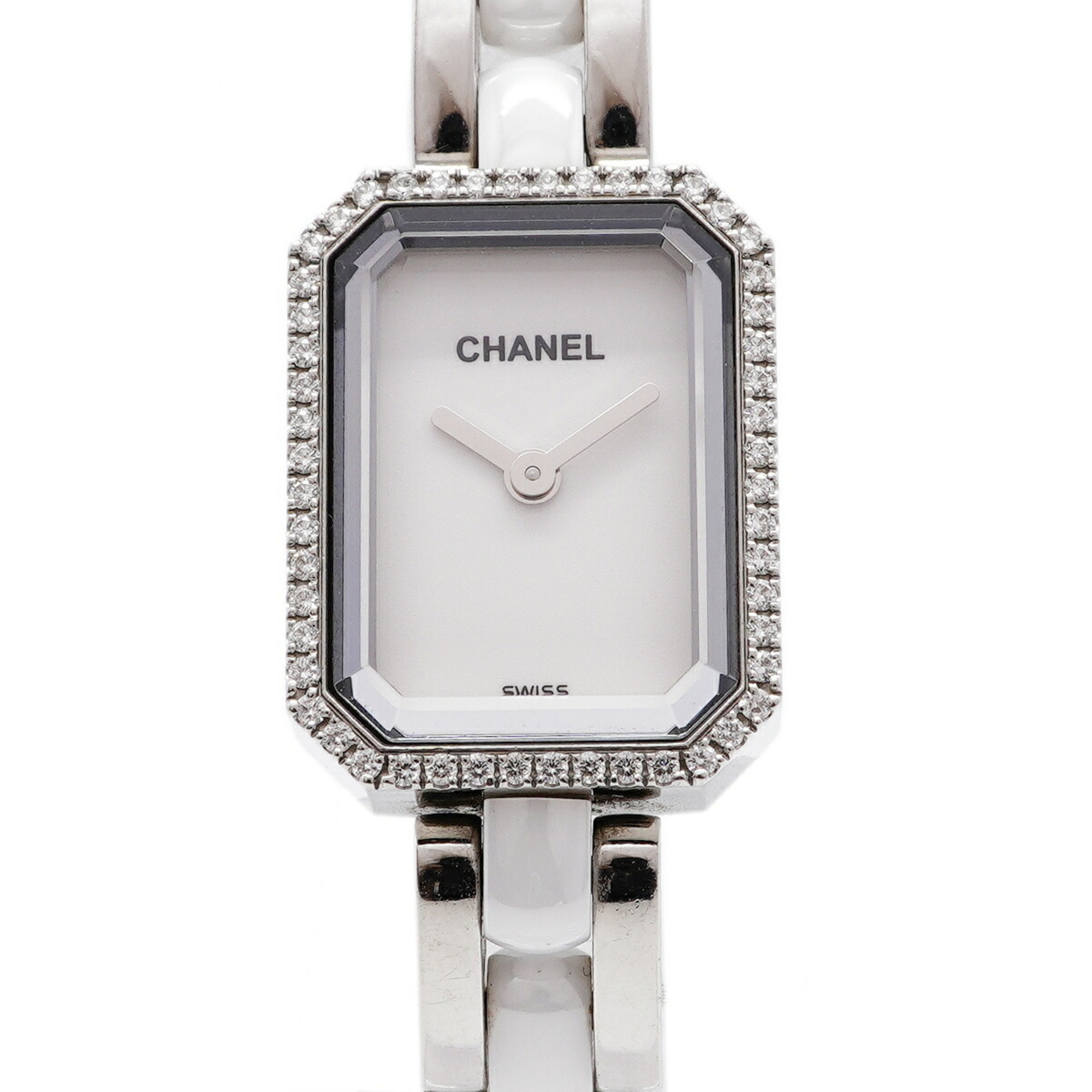 Chanel Première Ceramic Diamond H2132 White Dial Women\'s Watch