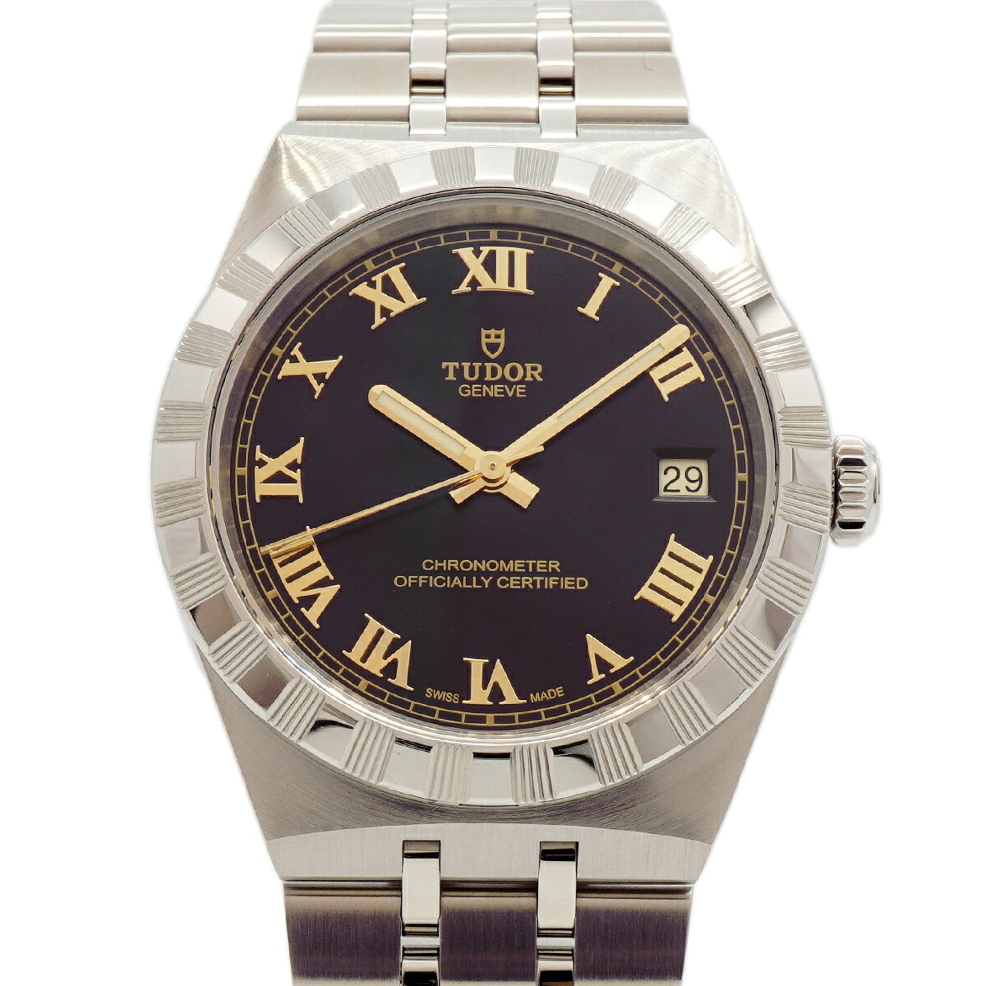 Tudor Royal 2836C1A0 Black Dial Men\'s Watch
