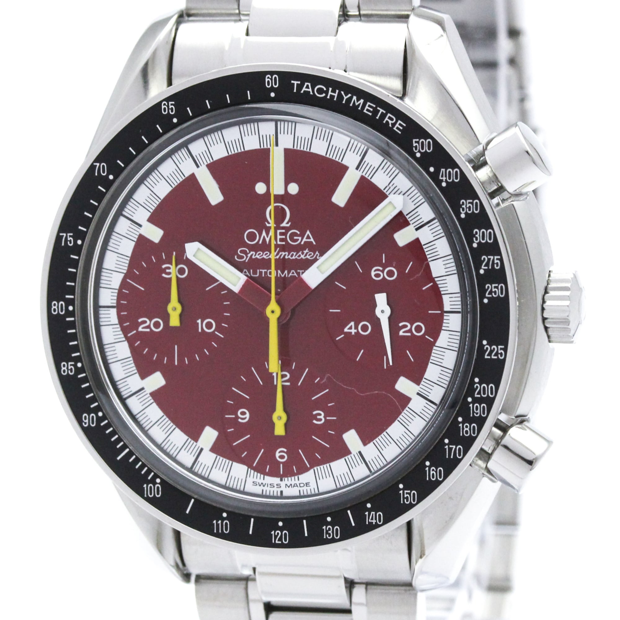 OMEGA Speedmaster Michael Schumacher Red Dial Watch 3510.61 Polished