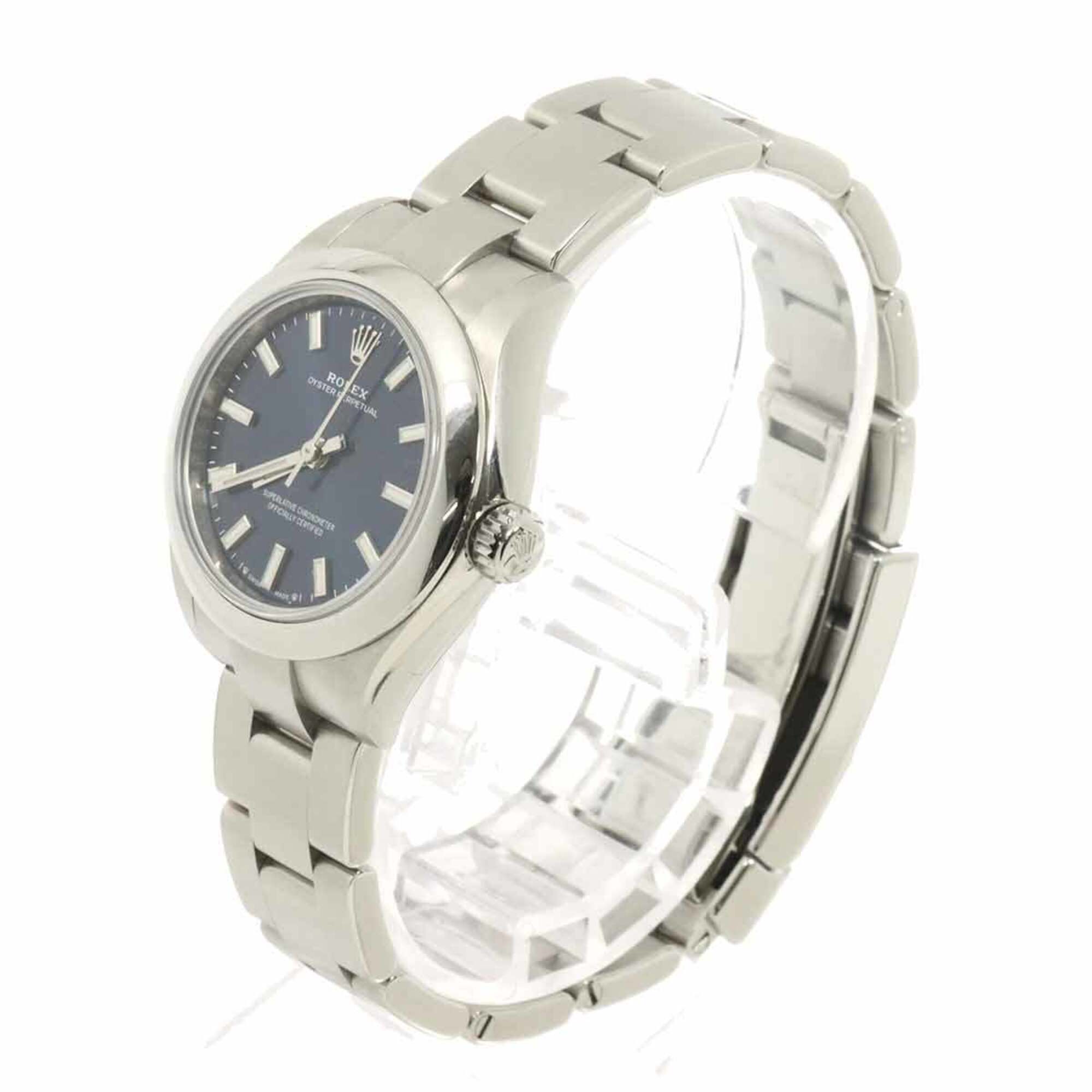 Rolex Oyster Perpetual 276200 Random Serial Number Roulette Ladies\' Watch Blue Automatic Self-Winding