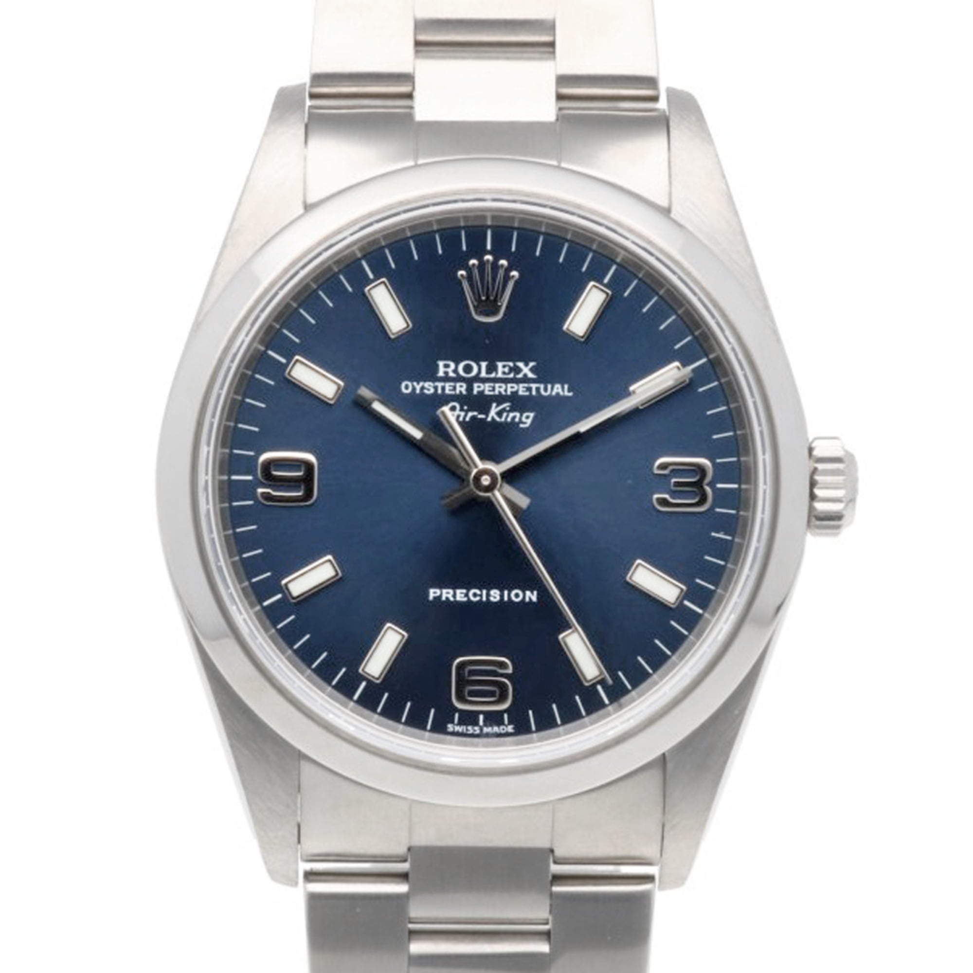 Rolex Air-King Oyster Perpetual Watch, Stainless Steel, 14000M Water Resistance, Automatic Winding, Overhauled, Polished, K-serial number, Men\'s Watch.