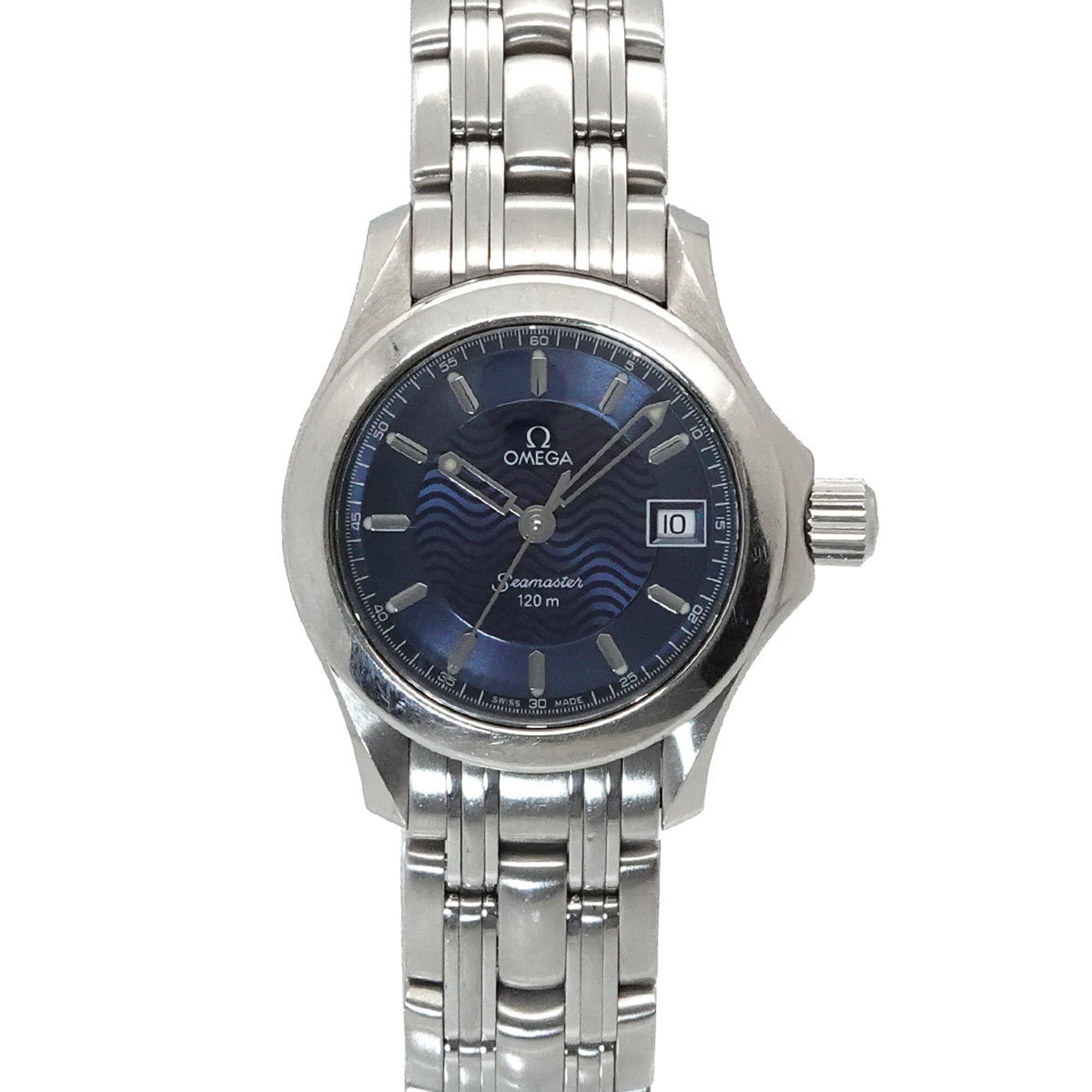 Omega Seamaster 120 2581 81 Ladies\' Watch, Date, Blue, Quartz Watch