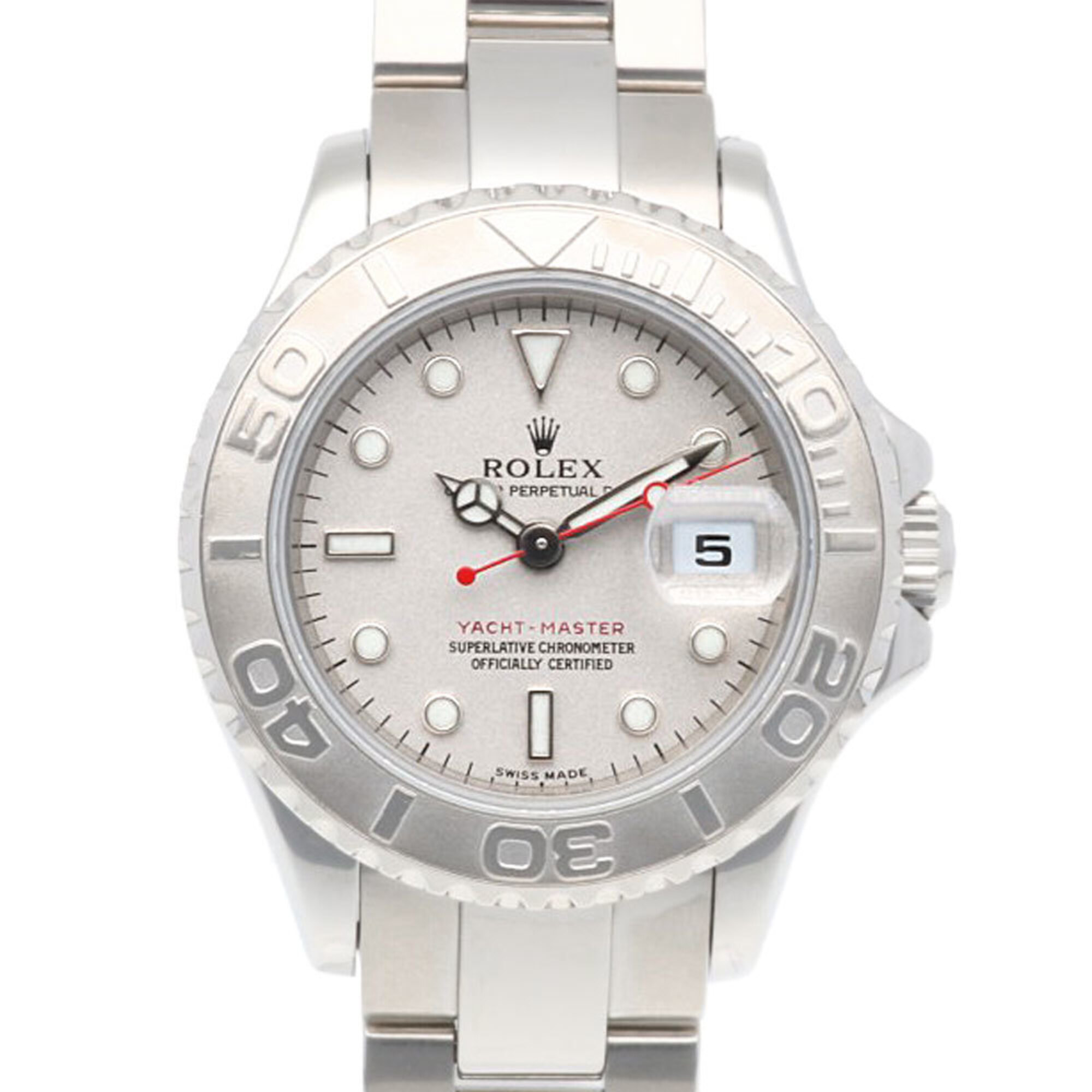 Rolex Yachtmaster Oyster Perpetual Watch, Stainless Steel, 169622, Automatic Winding, Overhauled, Polished, P-serial number, Ladies\', ROLEX Rolesium