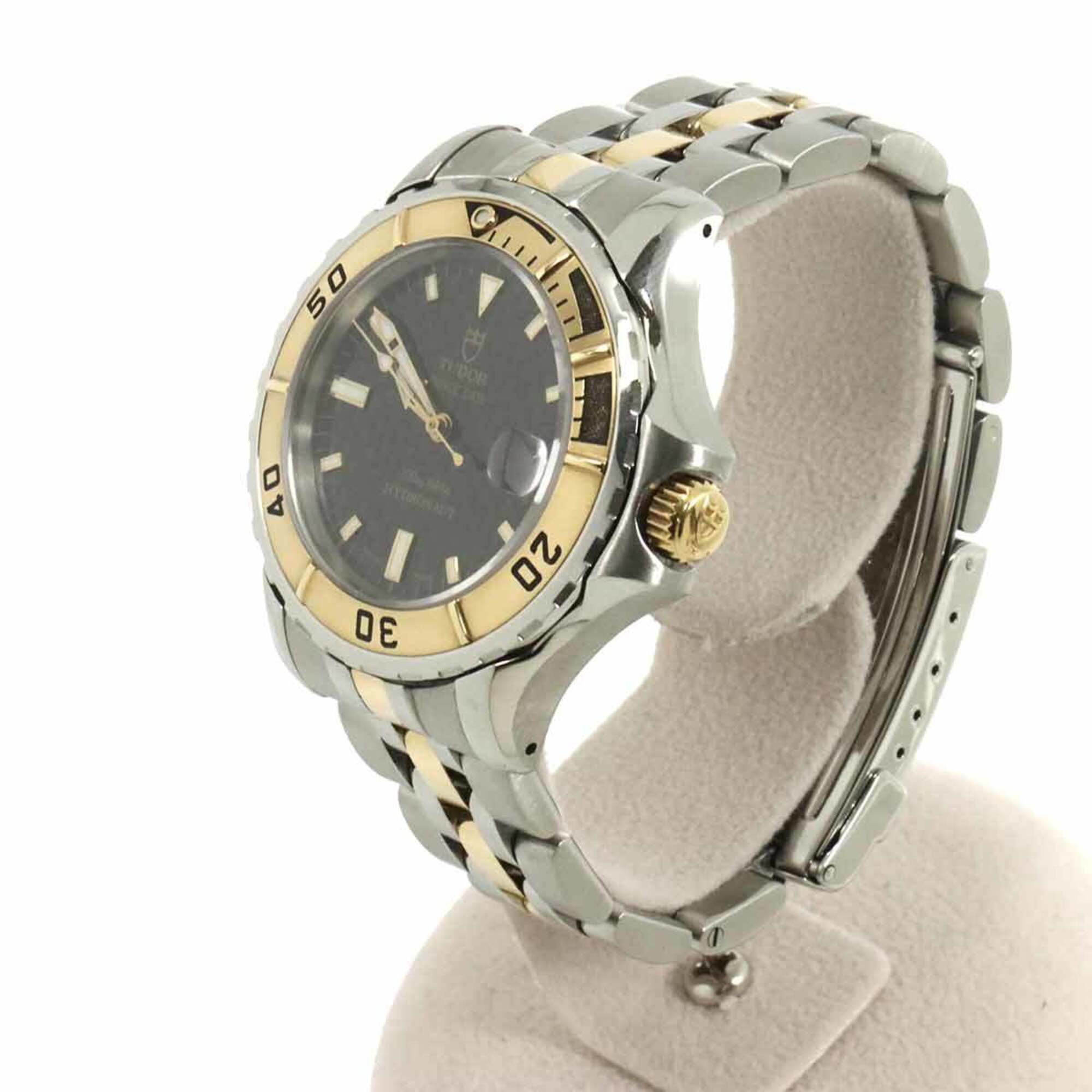 Tudor Hydronaut 85193P Boys\' Watch, Black/YG Yellow Gold, Automatic Movement