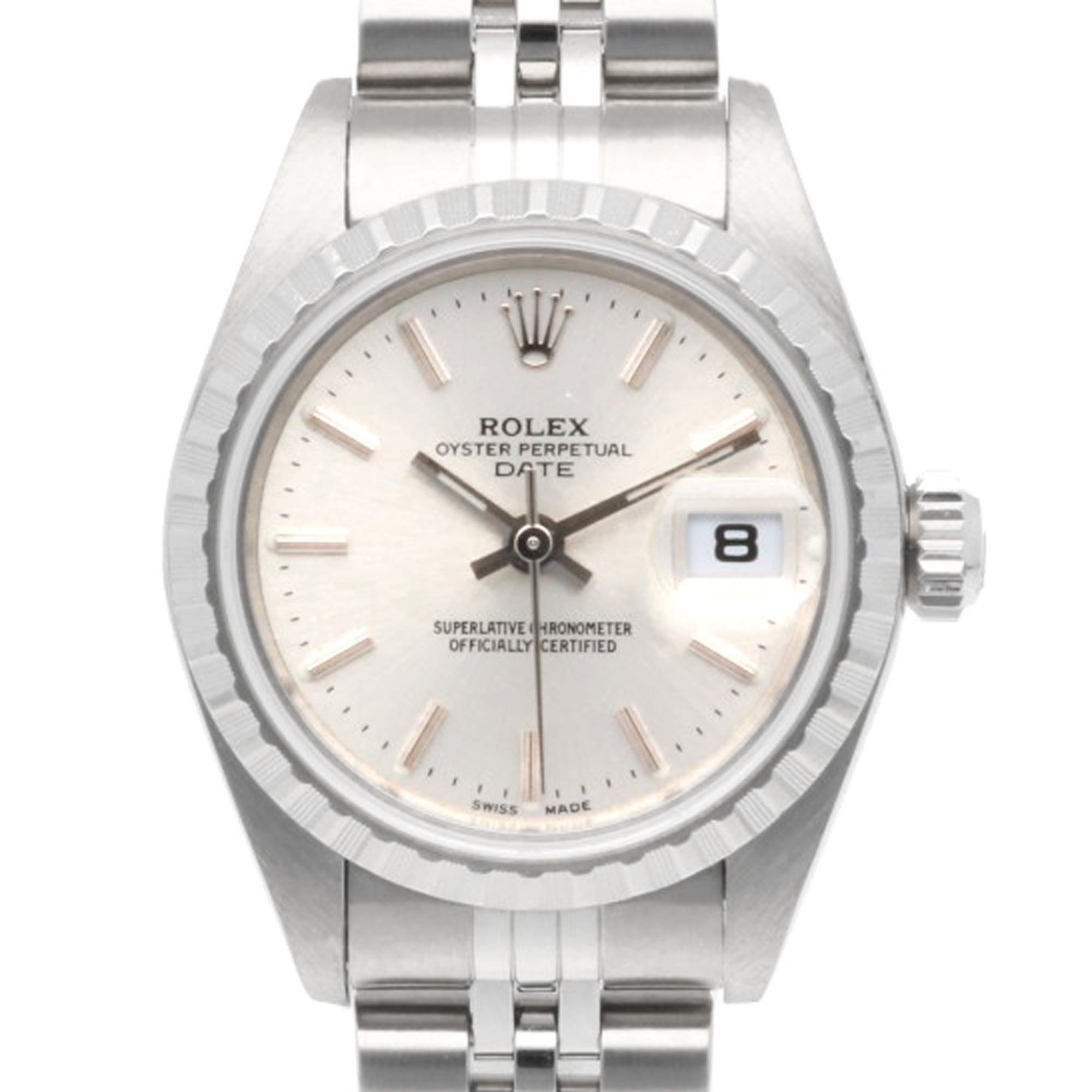 Rolex Date Oyster Perpetual Watch, Stainless Steel, 79240, Automatic Winding, Overhauled, Polished, P-serial Number, Ladies\' Model.