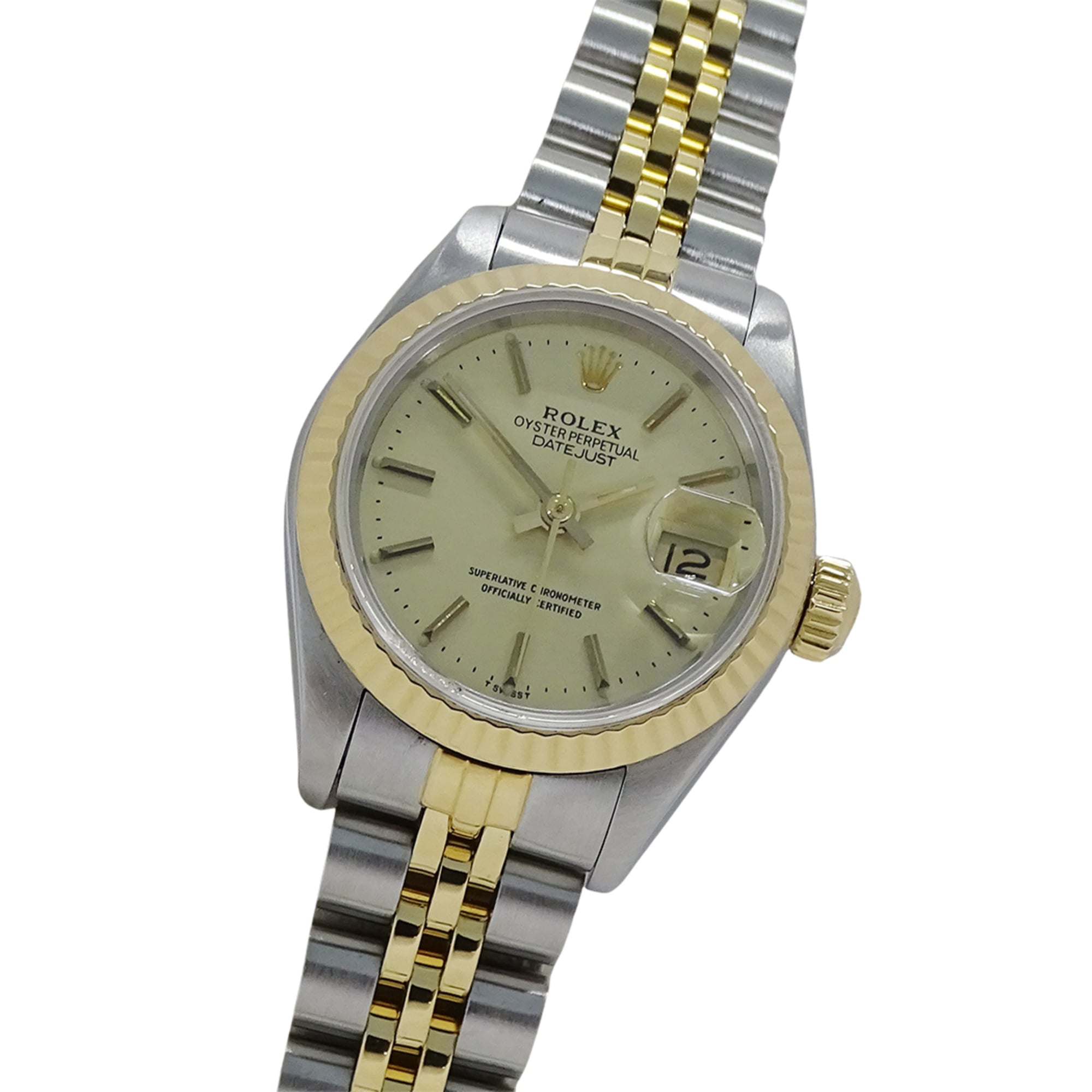 Rolex Datejust 69173 L-series Women\'s Watch, Brand Name, Automatic Movement, Stainless Steel (SS) and Gold (YG) Combination
