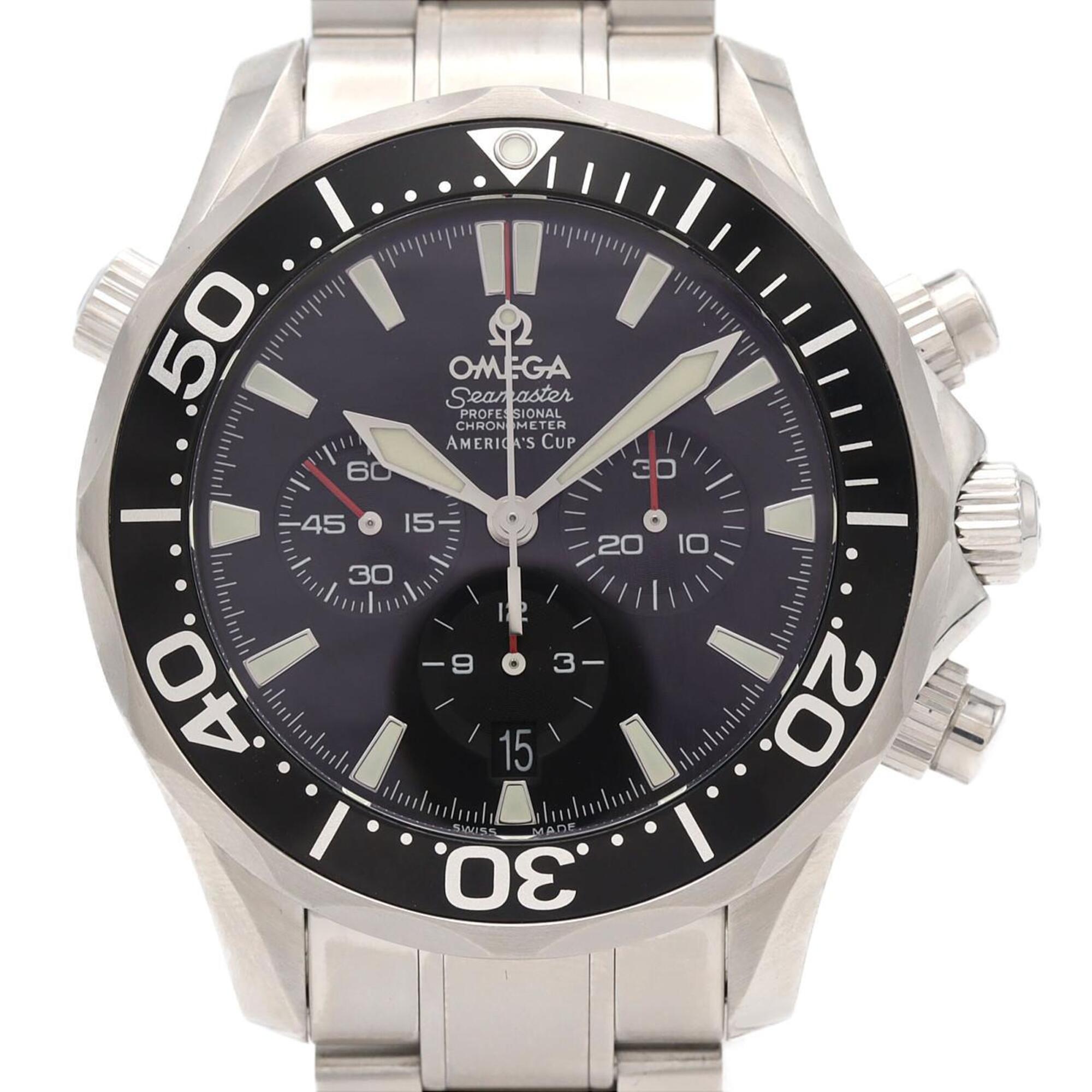 Omega Seamaster Professional Chronograph America\'s Cup 2594.50 Stainless Steel Automatic Watch