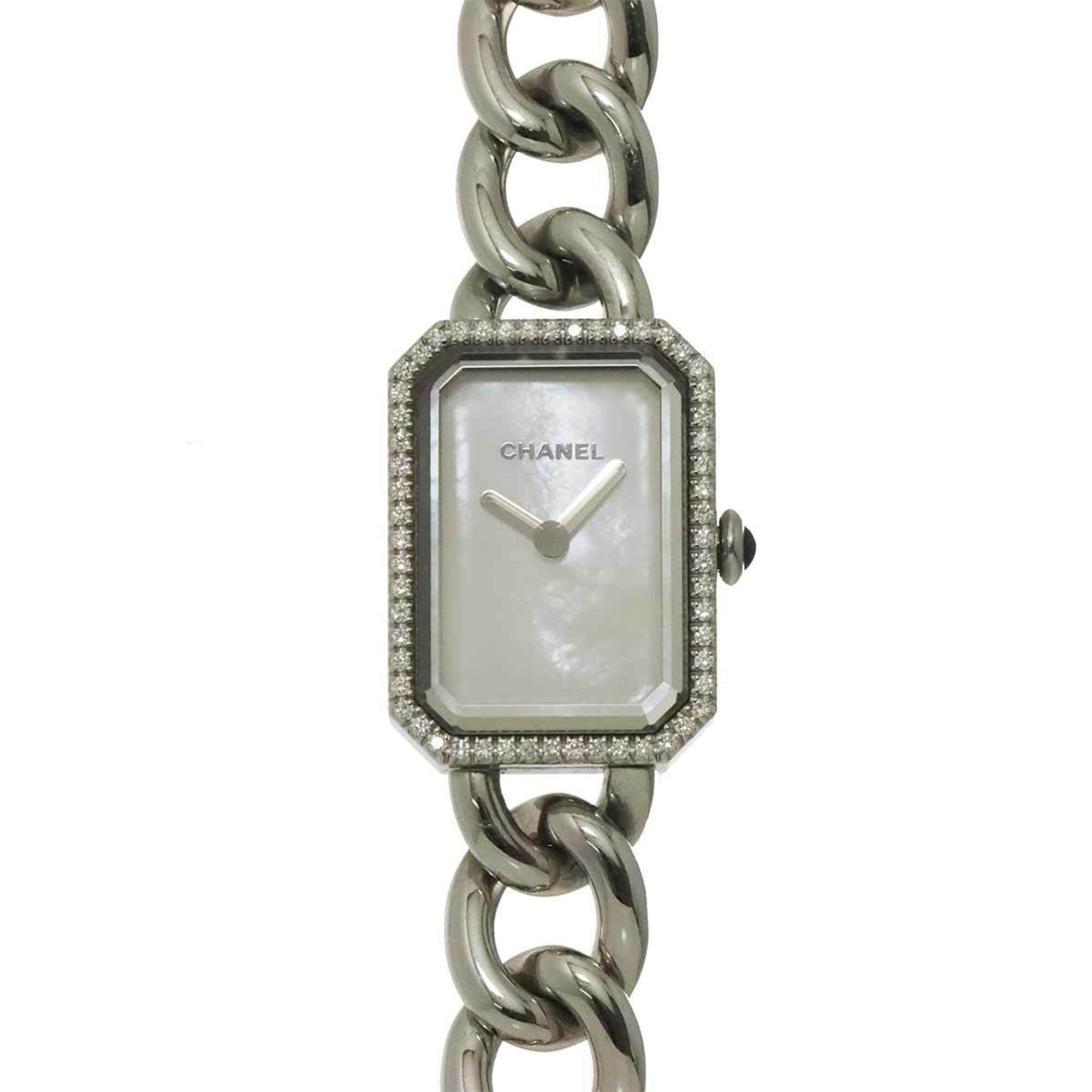 Chanel Premiere H3253 Diamond Bezel Women\'s Watch White Shell Quartz