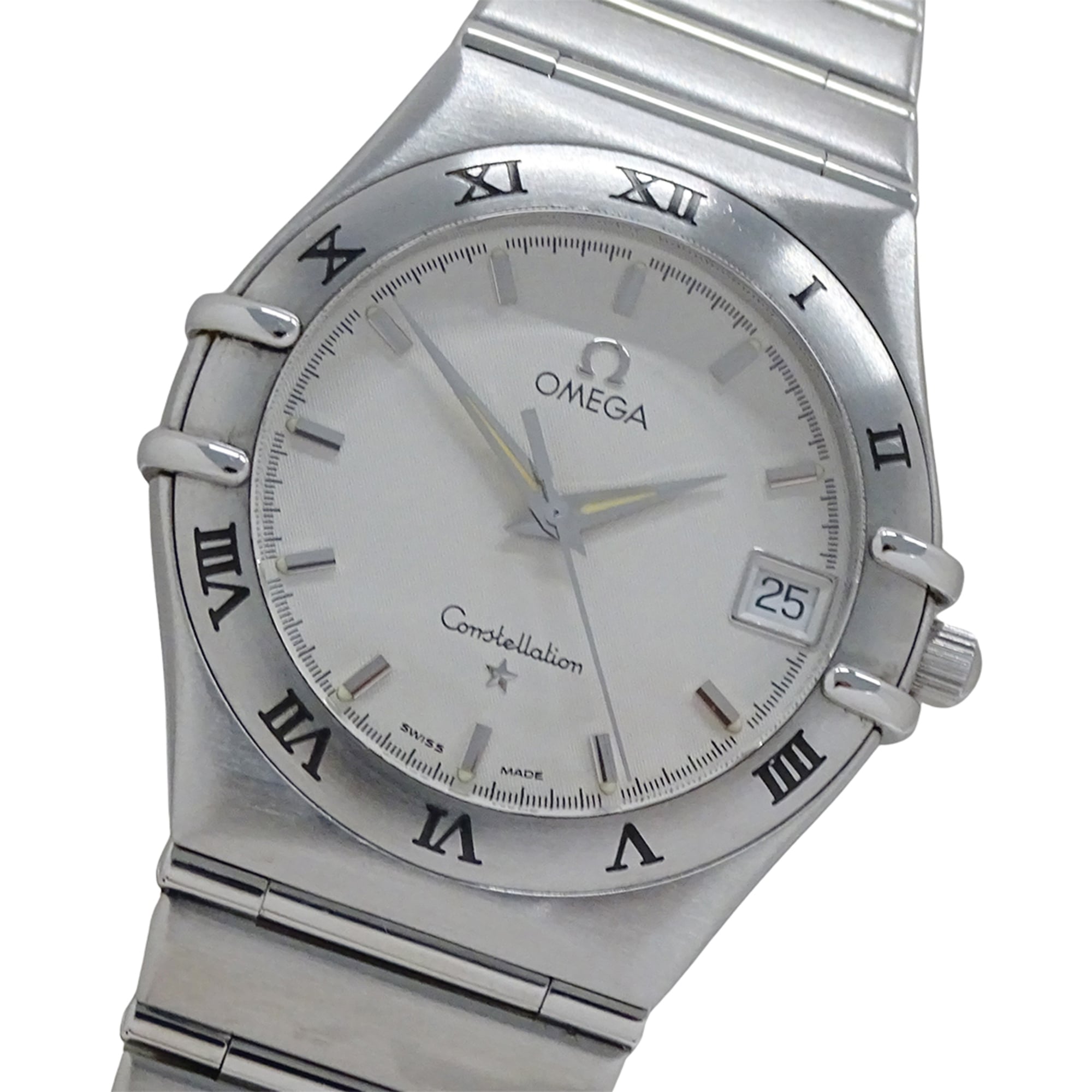 Omega Constellation 1512.30 Men\'s Watch, Brand Name, Date, Quartz, Stainless Steel (SS), Silver