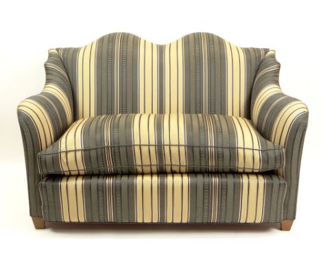 Circa 1930-1940's Maison Jansen, Jansen Industria Argentina Upholstery and Wood Canapé. Signed and Numbered 77 473. Soiling a