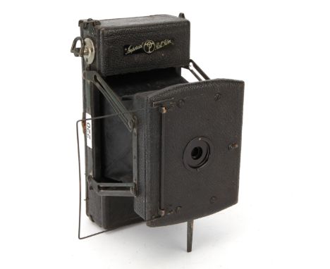 A Thornton-Pickard Imperial Rollfilm folding Strut Camera, 1924-1925, 3Â¼x2Â¼" strut-folding, body, VG, shutter working, lens