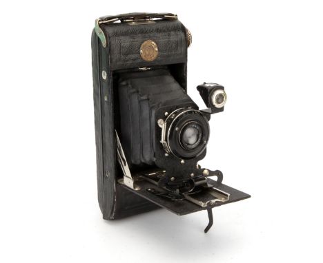 A Thornton-Pickard Rollfilm Ruby Folding Camera, 1925-1934, 3Â¼x2Â¼", serial no. 24253, with Kershaw Anastigmat f/6.3 3Â¾" le