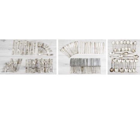 Collection of assorted EPNS and plated flatware, most bearing the crest of the Royal Army Ordinance Corps to the handles 