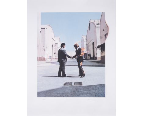 Storm Thorgerson (1944-2013) Pink Floyd, Wish You Were Here Screenprint in colours, 2000, signed in pencil, numbered from the
