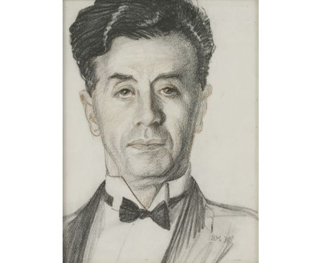 *Austin Osman Spare (1886-1956)PORTRAIT OF JACK SENIOR (JACK LOW)Signed with initials l.r., and inscribed on the reverse in a