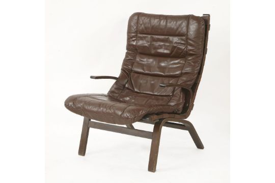 A norwegian bentwood armchair,designed by sigurd resell, possibly ...