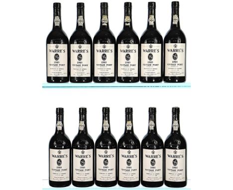 1985 Warre's, Vintage Port  12x75cl  