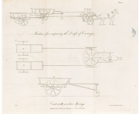 NO RESERVE Transport.- Edgeworth (Richard Lovell) An Essay on the Construction of Roads and Carriages, second edition, four f