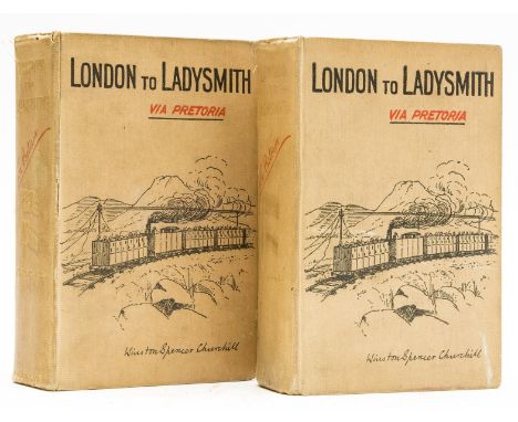 Churchill (Sir Winston Spencer) London to Ladysmith via Pretoria, first edition, 3 folding maps, 5 other maps and plans, 2pp.