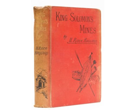 NO RESERVE Haggard (H. Rider) King Solomon's Mines, early edition with 'thirty-fourth thousand' to title, folding lithograph 
