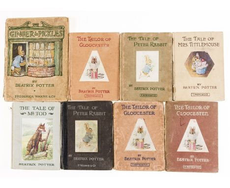NO RESERVE Potter (Beatrix) Ginger &amp; Pickles, first edition, first or second printing with date on title, colour frontisp