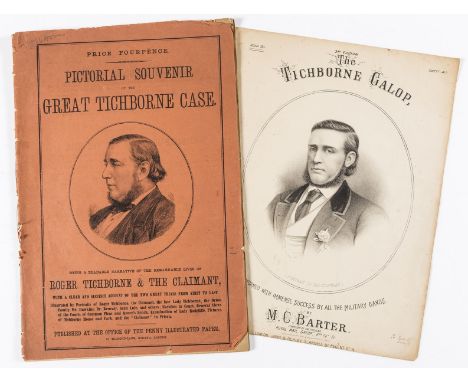 NO RESERVE Tichborne Claimant.- Pictorial Souvenir of the Great Tichborne Case, illustrations, original pictorial wrappers, s