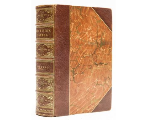 Dickens (Charles) The Posthumous Papers of the Pickwick Club, first edition, etched frontispiece, additional title (dated 183
