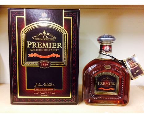 JOHNNIE WALKER PREMIER
Blended Scotch Whisky
75cl, 43% volume, in box. CONDITION REPORT: Good