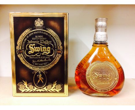 JOHNNIE WALKER SWING
Blended Scotch Whisky
75cl, 40% volume, in carton. CONDITION REPORT: Very good