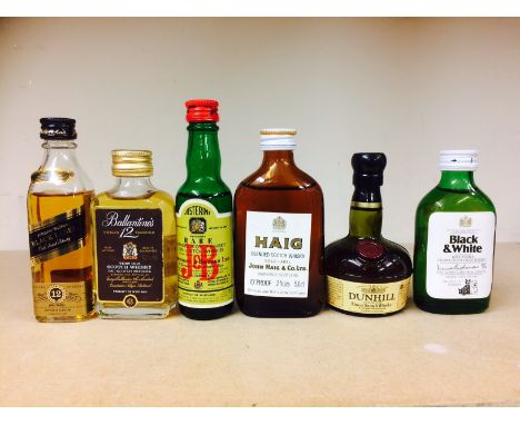APPROXIMATELY SIXTY BLENDED WHISKY MINIATURES
To include: Famous Grouse Gold Reserve aged 12 years, Bell's 21 years old, Gran