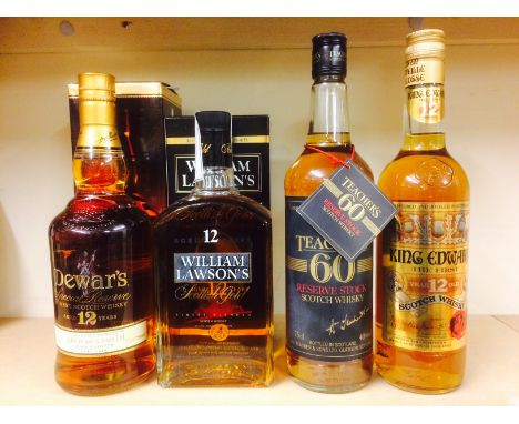 DEWAR'S SPECIAL RESERVE AGED 12 YEARS
Blended Scotch Whisky
Bottle no. A09391. 75cl, 43% volume, in carton.
WILLIAM LAWSON'S 