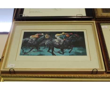 Race horse print