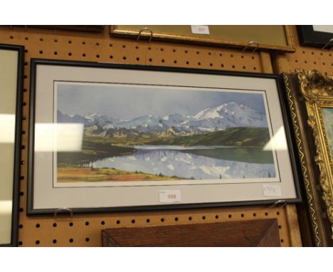 Limited ed print of Mt Mckinley Alaska