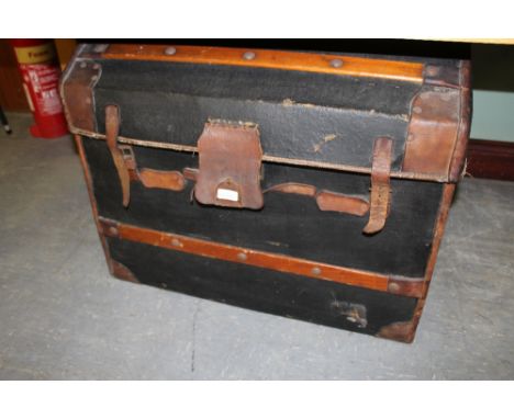 Large Victorian dome topped trunk