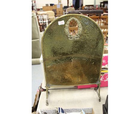 Brass firescreen