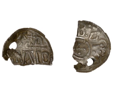 Kings of East Anglia, Eadwald (c. 796-8), Penny, Three Line type, Botred, eadwald [rex] in three lines separated by beaded ba