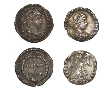 Roman Imperial Coinage, Julian II, Siliqua, Lugdunum, 360-3, rev. votis v mvltis x within wreath, 1.96g (RIC 227; RSC 163b; R