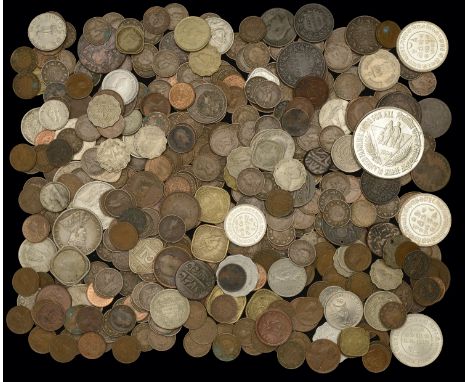 India, Coins of India, in silver (19), base metal (398) [414]. Varied state £150-£200