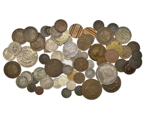 Italy, Coins, tokens and medals of Italy, in silver (31), base metal (47) [78]. Varied state £200-£300  ---  Provenance: D.L.