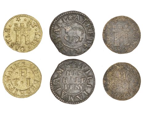 Rotherhithe, Rotherhithe Wall, William Adams, Halfpenny, 1.83g/6h (E 823; N 5036; BW. Surrey 242); T.I.H. at the castle, Fart