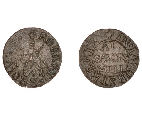 Bermondsey, St Saviour’s Mill, Robert Browne, Farthing, 0.50g/3h (E 899; N –; Sharman, SCMB 1985, p.125, 35, this piece; D 27