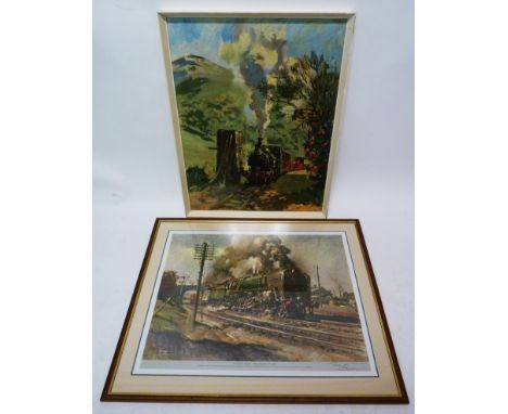Terence Tenison Cuneo, 1907 - 1996
EVENING STAR - THE END OF AN ERA
Together with four similar print after Terence Cuneo
