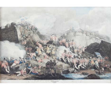 John Vendramini (1769 - 1839) after Robert Kerr Porter/The Storming of Seringapatam/The Last Effort of Tippoo Sultan/The Glor
