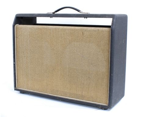Old empty guitar amplifier chassis