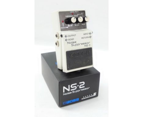 Boss NS-2 Noise Suppressor guitar pedal, boxed