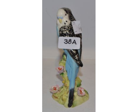 A Beswick model of a blue budgie, 1216 